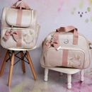 Kit Bolsa Maternidade Luxo com Mochila 2 Peças Térmica Impermeável