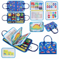 Maleta Sensorial Montessori Infantil com Atividades Educativas 25 em 1