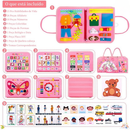 Maleta Sensorial Montessori Infantil com Atividades Educativas 25 em 1