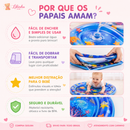 Tapete Sensorial Inflável com Água para Bebê Tummy Time Educativo