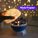 Luminária Projetor Abajur Infantil Estrelado lua Estrela 360º Galaxy Star Master Projetor De Estrela