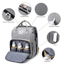 Mochila Bolsa Maternidade Térmica Que Vira Berço Multi R33