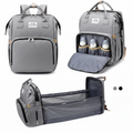 Mochila Bolsa Maternidade Térmica Multifuncional que Vira Berço com Trocador e USB R33