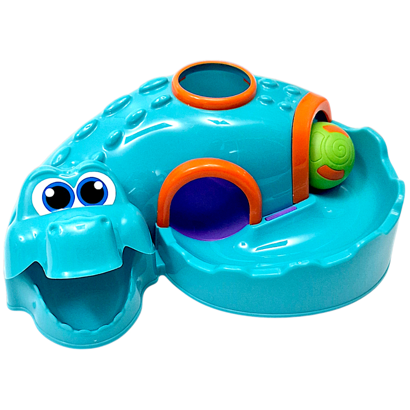 Brinquedo para Criança Crocoball Ensina e Desenvolve Brincando Estimulo Sensorial Motor Curiosidade