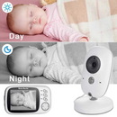 Baba Eletrônica VB603 Com Monitor Visão Noturna, Câmera c/ Audio Sensor de Temperatura