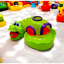 Brinquedo para Criança Crocoball Ensina e Desenvolve Brincando Estimulo Sensorial Motor Curiosidade