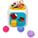 Cubo De Atividades 7 Em 1 Brinquedo Infantil Cubo de atividade educativa Cordões Didático Sensorial