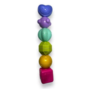 Cubo De Atividades 7 Em 1 Brinquedo Infantil Cubo de atividade educativa Cordões Didático Sensorial