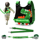 Mochila Infantil Dinossauro Com Guia Anti-Perda