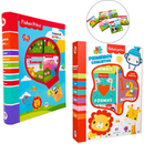 Box De Livros Fisher Price C/ 6 Mini Livros Infantil Primeiros Conceitos Novo