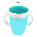 Copo de Transição Infantil 360° Antivazamento com Alça Sem Bico BPA Free 210 ml