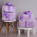 Kit Bolsa Maternidade Luxo com Mochila 2 Peças Térmica Impermeável