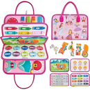Maleta Sensorial Montessori Infantil com Atividades Educativas 25 em 1