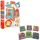Box De Livros Fisher Price C/ 6 Mini Livros Infantil Primeiros Conceitos Novo