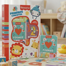 Box De Livros Fisher Price C/ 6 Mini Livros Infantil Primeiros Conceitos Novo
