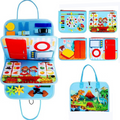 Maleta Sensorial Montessori Infantil com Atividades Educativas 25 em 1