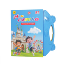 Livro Infantil Bilíngue Português Inglês Livro Interativo com Som Toque Inteligente Educativo Aprendizagem Crianças
