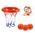 Brinquedo de Banho Infantil Basquete com Ventosa e Bolinha