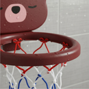 Brinquedo De Banho Infantil Cesta De Basquete Urso Sapo Bebê Com Ventosa 3 Bolinhas