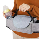 Bolsa Organizadora de Pendurar Para Carrinho de Bebê com Porta Mamadeira