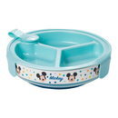 Prato Infantil Térmico com Ventosa e 3 Divisórias Minnie Mickey BPA Free