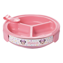 Prato Infantil Térmico com Ventosa e 3 Divisórias Minnie Mickey BPA Free