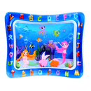 Tapete Sensorial Inflável com Água para Bebê Tummy Time Educativo
