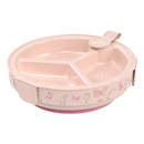 Prato Infantil Térmico com Ventosa e 3 Divisórias Minnie Mickey BPA Free