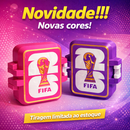 "Sticker BOX" - Caixa para figurinhas da COPA - 250 Figurinhas - Organizador Colecionador Porta Figurinhas