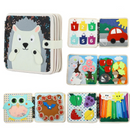 Maleta Sensorial Montessori Infantil com Atividades Educativas 25 em 1