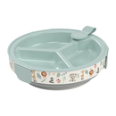 Prato Infantil Térmico com Ventosa e 3 Divisórias Minnie Mickey BPA Free