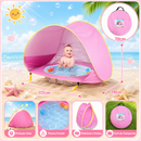 682 - Barraca De Praia De Brinquedos Para Bebês Com Piscina Portátil
