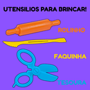 Kit Massinha Corte De Cabelo Maluco Studio Hair Tutti Frutti Com 4 Bonequinhos e Acessórios