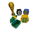 "Sticker BOX" - Caixa para figurinhas da COPA - 250 Figurinhas - Organizador Colecionador Porta Figurinhas
