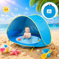 Barraca de Praia Infantil com Mini Piscina e Proteção UV
