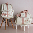 Kit Bolsa Maternidade Luxo com Mochila 2 Peças Térmica Impermeável