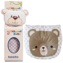 Kit Naninha com Pelúcia e Travesseiro Anatômico para Bebê