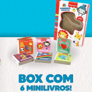 Box De Livros Fisher Price C/ 6 Mini Livros Infantil Primeiros Conceitos Novo