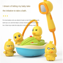 Brinquedo De Banho Infantil Ducha Elétrica De Pato Amarelo Toddler Aspersor De Água
