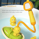 Brinquedo De Banho Infantil Ducha Elétrica De Pato Amarelo Toddler Aspersor De Água