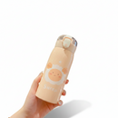 Garrafa Com Canudo Térmica Infantil Estampas Animais Aço Inox 350ml