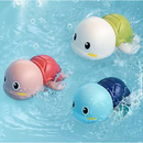 Brinquedo de Banho Tartaruguinha A Corda Que Nada Sozinha Água Banheira E Piscina Bebê
