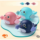 Brinquedo de Banho Tartaruguinha A Corda Que Nada Sozinha Água Banheira E Piscina Bebê
