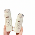 Garrafa Térmica Infantil com Canudo 350ml Aço Inox Antivazamento