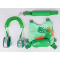 Mochila Infantil Dinossauro Com Guia Anti-Perda