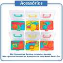 Massinha de Modelar Infantil Maleta 12 Massas 6 Acessórios