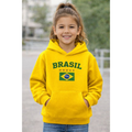 Moletom Infantil Brasil Copa do Mundo 2026 Menino Menina Flanelado Algodão