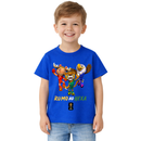 Camiseta Infantil Mascote Copa do Mundo 2026 PERSONALIZADA NOME Brasil Torcida Futebol Camisa Menino Menina Algodão