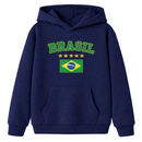 Moletom Infantil Brasil Copa do Mundo 2026 Menino Menina Flanelado Algodão