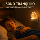 1 ou 2 Mini Luminárias LED Lua Estrela e Borboleta Bivolt – Abajur Tomada Quarto Criança Suave
